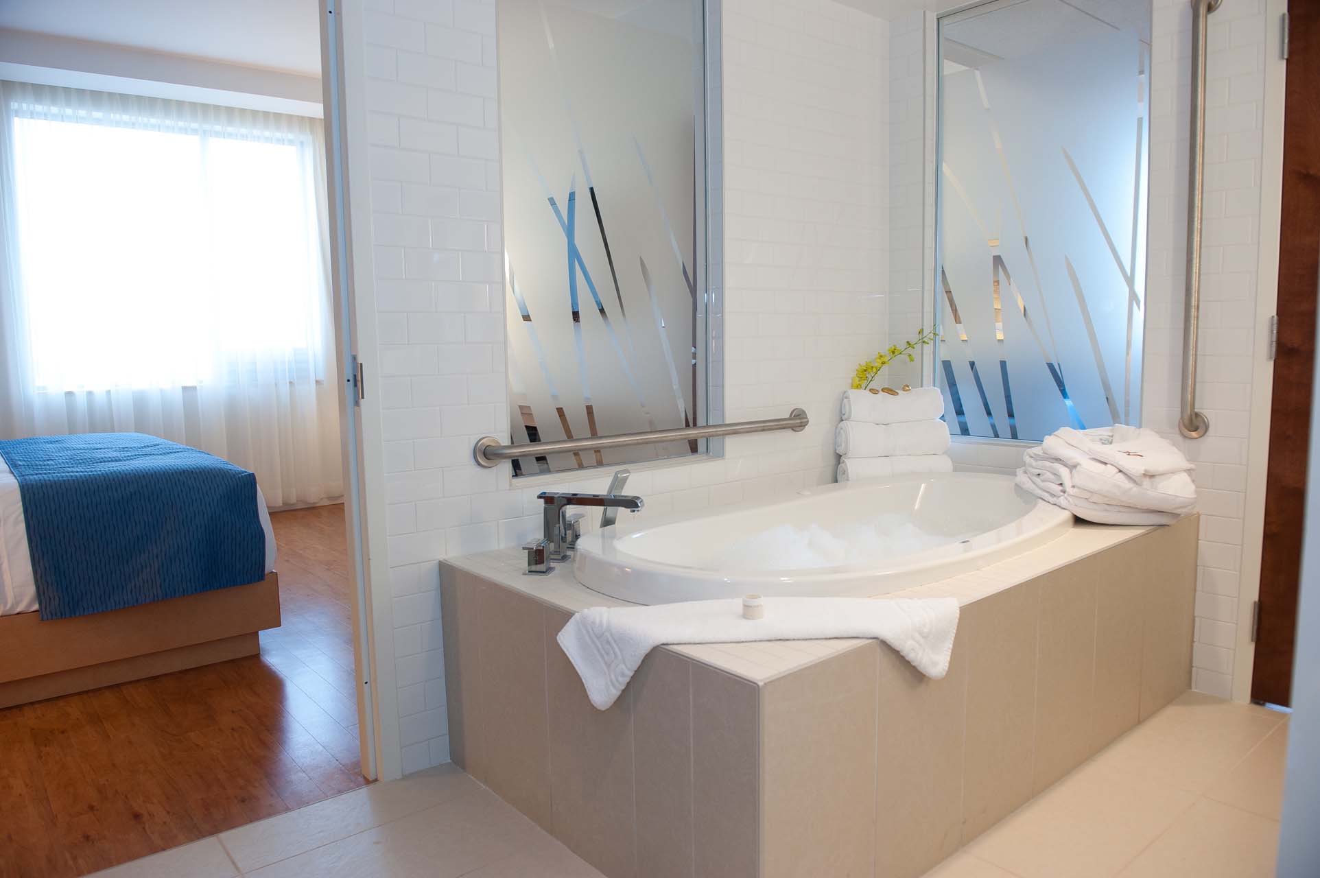 Bathroom with a tub